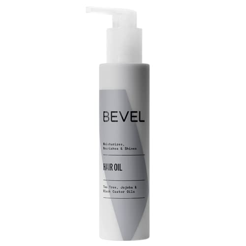 Bevel Essentials 3-In-1 Hair & Scalp Styling Oil For Curly Hair With Tea Tree Oil, Jojoba Oil, And Jamaican Black Castor Oil, 3.4 Fl Oz #TOP28