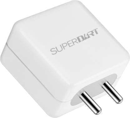 Image of 80W Superdart Charging Adapter with USB to Type C Cable Compatible with Realme 11 Pro+, Realme 11 Pro, Realme 10 Pro+ -(Adapter & Cable), White