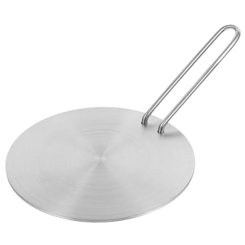 ROMISBABA Adaptateur Plaque Induction Inox avec Diffuseur de Chaleur pour Table Cuisson Induction Plaque Transfert Thermique Compatible Cuisinière Électrique Accessoire Cuisine