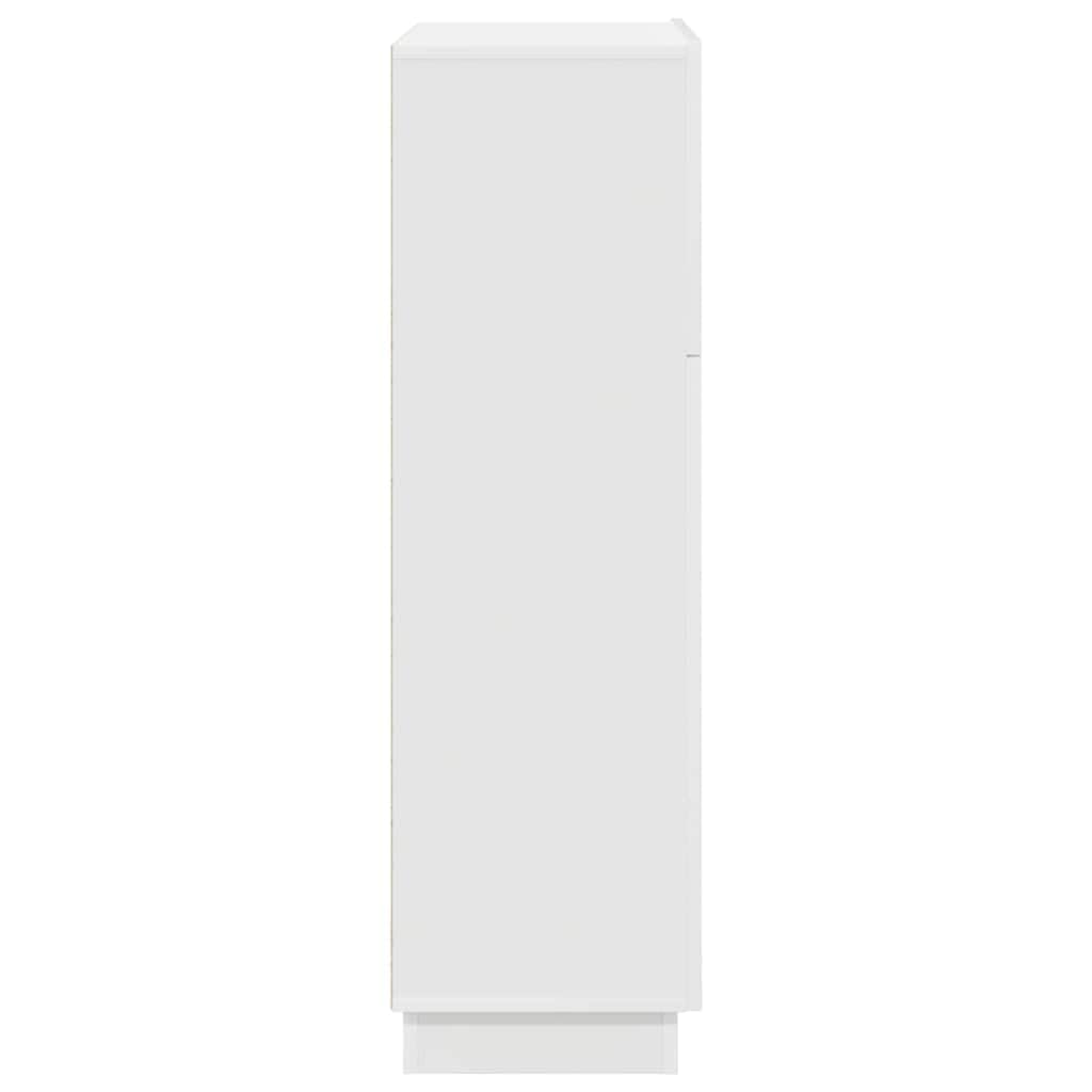 Scrivania moderna con anta, in legno, 71,5 x 31,5 x 106,5 cm, compatta, con ripiano, ideale per casa, studenti, postazione di lavoro organizzata e salvaspazio