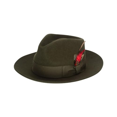 Chapeau Outback Preston Walker and Hawkes feutre de laine imperméable contre la pluie