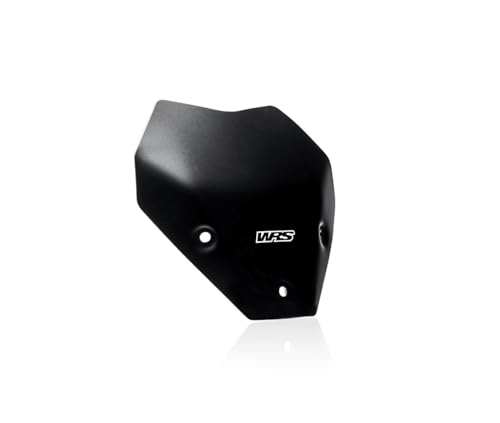 Bulle sport noir mat WRS S1000 R idéale pour balades et sorties piste