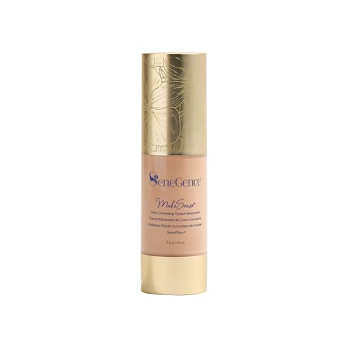 SeneGence MakeSense Color Correcting Tinted Moisturizer with Sheer Coverage, Light-Medium, 1 Fl Oz, Enriched with SenePlex+ and Botanicals for Smooth, Even-Toned Skin
