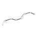 MEETOOT 12PCS 11.7CM Trampoline Accessory Trampoline Connector Trampoline Triangle Buckle W Shaped Double Trampoline Spring Hook Suitable for Trampoline Mattresses and Jumping Fabric Processing