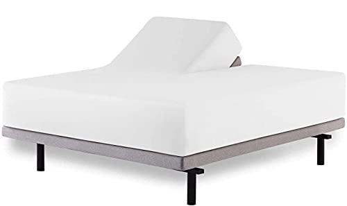 Split Head Mattress Protector Queen for Adjustable Beds and Half Split Bed FlexTop Breathable 100% Waterproof Terry Cotton Surface Fitted Sheet Style 16" Deep - Queen - 32" Split