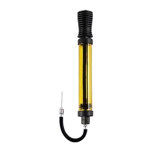 Bomba de aire de bola, inflador de mano con aguja y boquilla, bomba de aire manual | para en casa, camping, playa, baloncesto, voleibol, fútbol