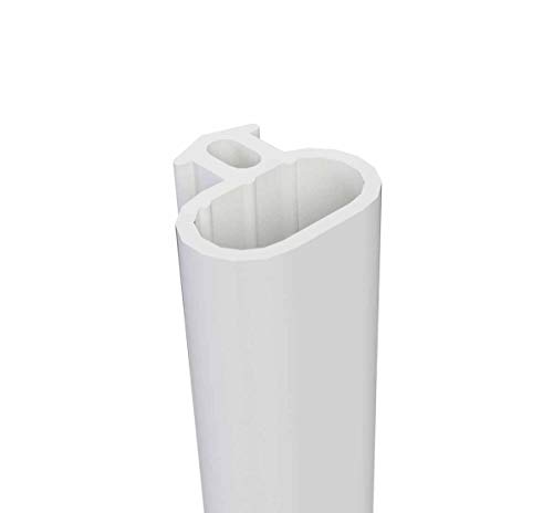 Stormguard Joint d'étanchéité de rechange en caoutchouc UPVC pour fenêtre et porte, joint de calfeutrage anti-courants d'air (12 mètres, blanc)