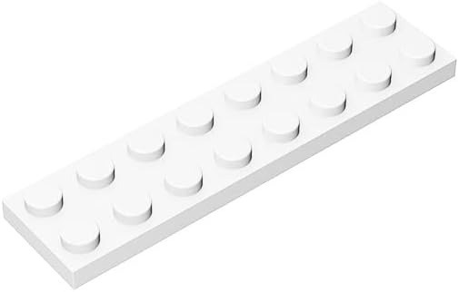 Vista 2 de Placa de construcción clásica de 2 x 8 pulgadas, 50 placas negras a granel, compatible con piezas y piezas Lego 3034, compatible con todas las Negro