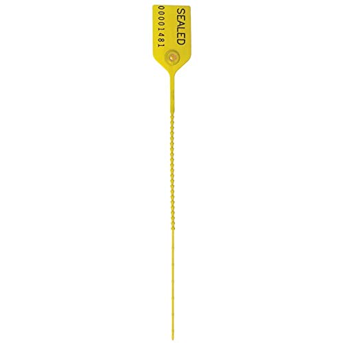 Value Security Seals - Yellow - Box Of 250 - Zip Ties #TOP5