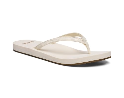 Image of Sanuk Yoga Joy Womens Flip Flops | Yoga Mat Footbed | Sandals for Women | Womens Yoga Sandals | Women's Beach Sandals