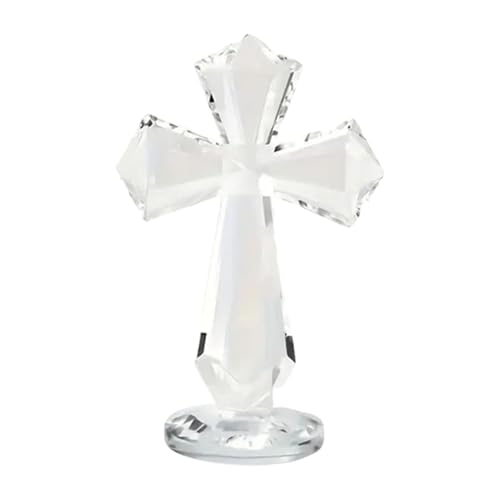Pequeñas Cruces de   religioso de 6 pulgadas, Crucifijo Decorativo | Estatua de Escritorio Faceed 360 ° Para Grupos Iglesiales, Familias Católicas, Coleccionistas, Pastores de Oficina