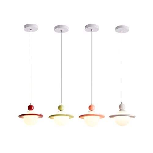Lámpara colgante blanca para mesita de noche y salón con luz de techo ajustable G9 7