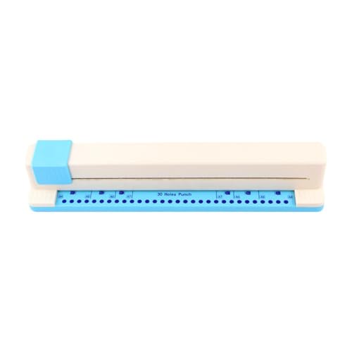 Perforatrice a 30 fori, capacità di 5 fogli, portatile, regolabile,