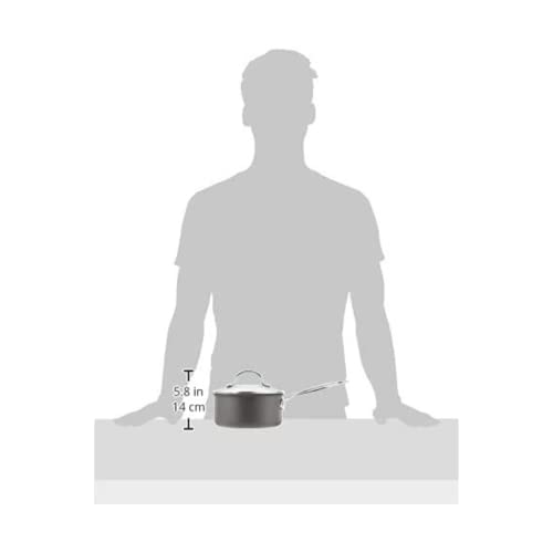 Cuisinart Chef's Classic Nonstick Hard-Anodized 1.5-Quart Saucepan With Lid, Black #TOP4