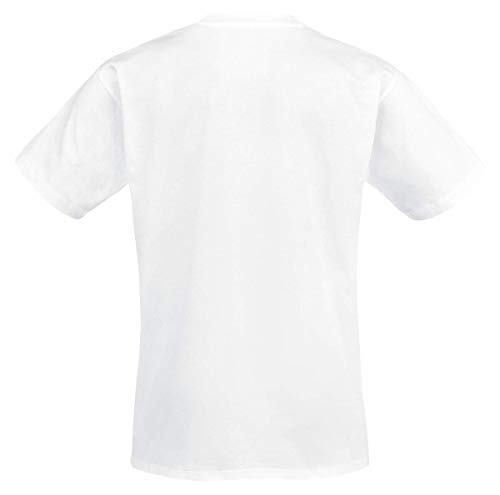 Queen Freddie Mercury – Sunglasses Homme T-Shirt Manches Courtes Blanc Regular/Coupe Standard - Les Beatles, Paul McCartney, John Lennon, RIngo Starr, George Harrison Queen Freddie Mercury - Sunglasses Homme T-Shirt Manches Courtes Blanc Regular/Coupe Standard – Image 3