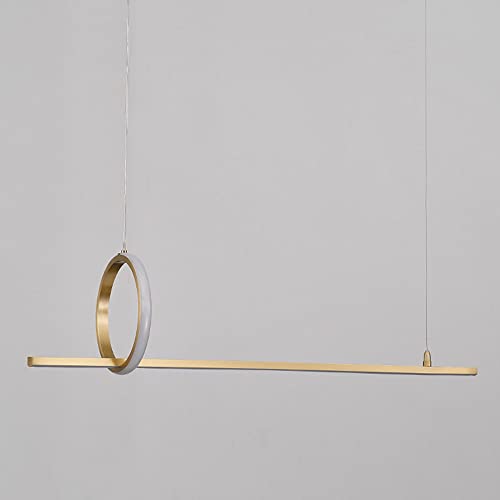 Lampe suspendue LED 60W cuivre luminaire à intensité variable