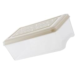 balacoo Khaki Transparent Refrigerator Storage Box for Kitchen and Fridge Organization Food Container for Easy Visibility Storage Bin for Dumplings and Groceries