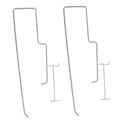 OKUMEYR Iron Pegboard Hooks Set Heavy Duty Wall Mount Paper Towel Holder Garage Kitchen Storage Organizer Easy Install Hooks