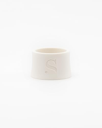 Syos Alto Saxophone Ligature Arctic White, Great Fit for Syos Mouthpieces and Compatible with Alto Sax Rubber Mouthpieces