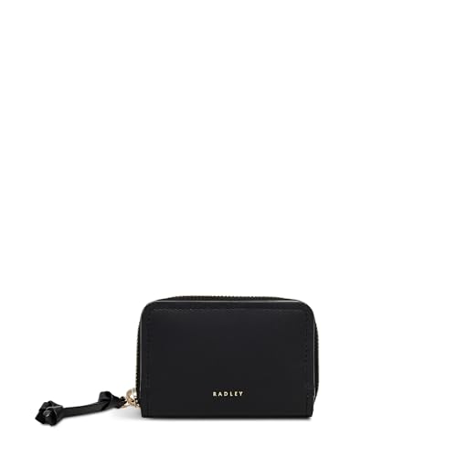 RADLEY London Fountain Park Women's Leather Small Zip Around Purse, Black