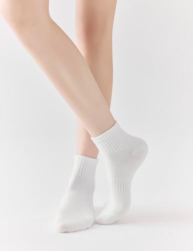 Women's Cute Ankle Socks Cotton Running Crew Socks 5 Pairs2