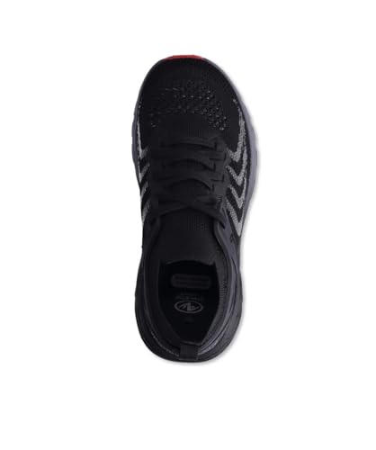 Big Boys Knit Athletic Sneakers Black