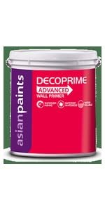 Image of Asian Paint Decoprime Interior Wall Primer Advanced - Water Thinnable, White | Superior Opacity & Whiteness | Alkali Resistant | Quick Drying | Good Sealing Properties - 1 Liter (White)