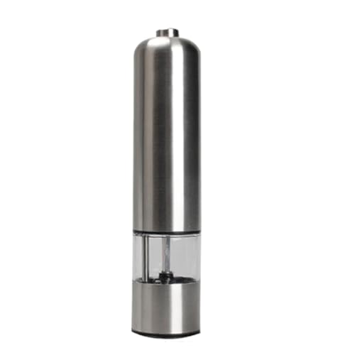 YZWHKJ Molinillo Pimienta,Molinillo Pimienta Electrico Juego de Molinillo de Sal y Pimienta eléctrico de Gran Capacidad con Grosor Ajustable y Molinillo automático for Cocina.