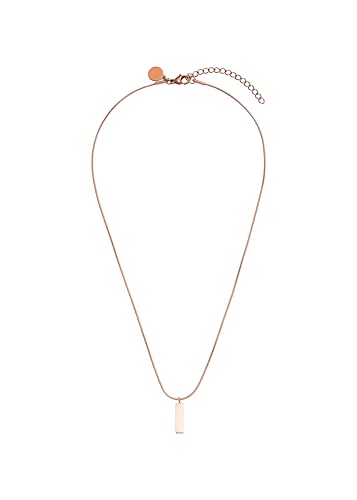Purelei Lumea Chaîne - Collier avec Pendentif en Acier Inoxydable de Haute Qualité Etanche & Réglable - 40 cm + 4 cm d'Extension - en Plaqué Or 14K,...