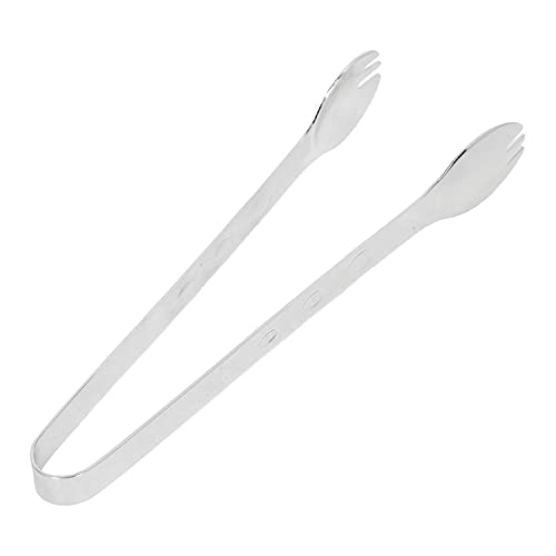 Pinzas de Cocina, Pinzas de Hielo de Grado Alimenticio de Acero Inoxidable 304 para Cubitos de Hielo en el Hogar, Fáciles de Sostener (Espejo)