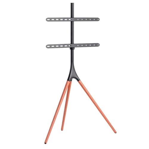 Tripé para TV 39 a 65 tipo Cavalete Studio Pés de Madeira FS12-46F