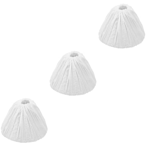 GRIRIW 3pcs Desk Lamp Cover Table Lamp Shades Set Lampshade Topper for Home Decor