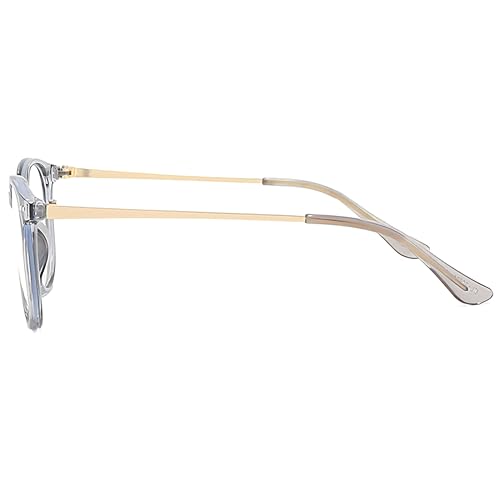 Image of Kursan Non Prescription Clear Lens Fake Glasses for Women Men Retro Round Plastic Frame Eyeglasses