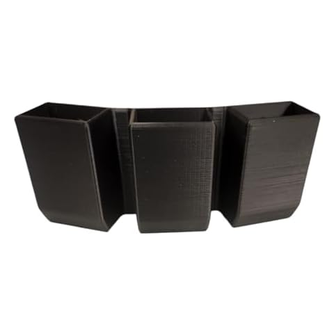 Triple Magazine Pouch (OWB) for Glock 19,17,22,23,27,34,35,26; 9mm and .40 Cal (Double Stack) Magazines, 3 in a Row, Adjustable Belt Loops fit: 1.5 inch, 1.75 inch, and 2 inch Belts Cover