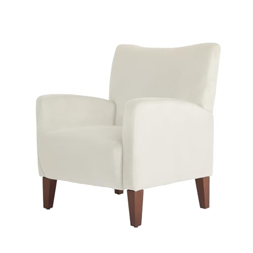 Sepnine Sillones para el Salón, Butacas de Salón Terciopelo, Sillón Relax Tapizado, Sillón Lectura con Patas de Madera Maciza