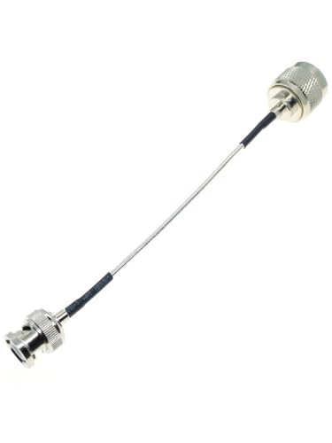 QYZLVCES(���X) BNC�I�X-N�I�X�v���O�R�l�N�^RG405 0.086�C���`�V���o�[�����P�[�u���t���L�V�u���s�O�e�[���R�l�N�^(20inch 50cm)