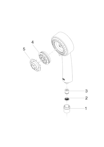 Dornbracht 28002978-00 - Regadera manual miniatura 4