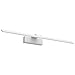 Klighten Luce Specchio Bagno Led 60cm, 18W 1600 Lumen, Impermeabile IP44 Lampada da Specchio Bagno, Applique Bagno Specchio Moderno, Bianco Naturale 4500K, Bianco