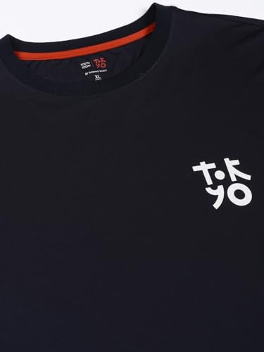Image of Thomas Scott Men's | Graphic | Half Sleeve | Oversized Fit | Cotton Blend | Crew Collar | Casual Tshirt