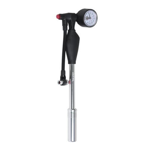ZEFAL Z Shock MTB Dämpferpumpe Fahrrad - Federgabelpumpe - Silber/Schwarz 25 bar