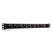 Wp Rack WPN-PDU-I01-08 Multipresa Ciabatta Elettrica Rack 19" Con 8 Prese Universali Ita 10/16A E Schuko, Cavo 2 M Con Spina Italiana 16A, 250V/3500W, Nero - 3