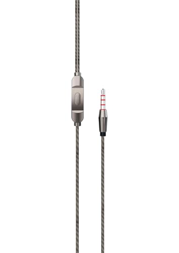 Image of NISHTECH 3.5mm Stereo Wired in Ear Earphone with Microphone for Calling, Volume Control, Stylish eartip,1.2 Meter Durable Cable and Lightweight Design