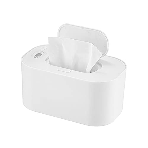 Fxndknjks Calentador de toallitas para bebé, calentador de servilletas, uso doméstico, mini calentador de toallitas para coche, color blanco