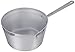 Pentole Agnelli Linea Family Cooking Alluminio Casseruola Conica con Un Manico e Becco, Argento, 18 cm