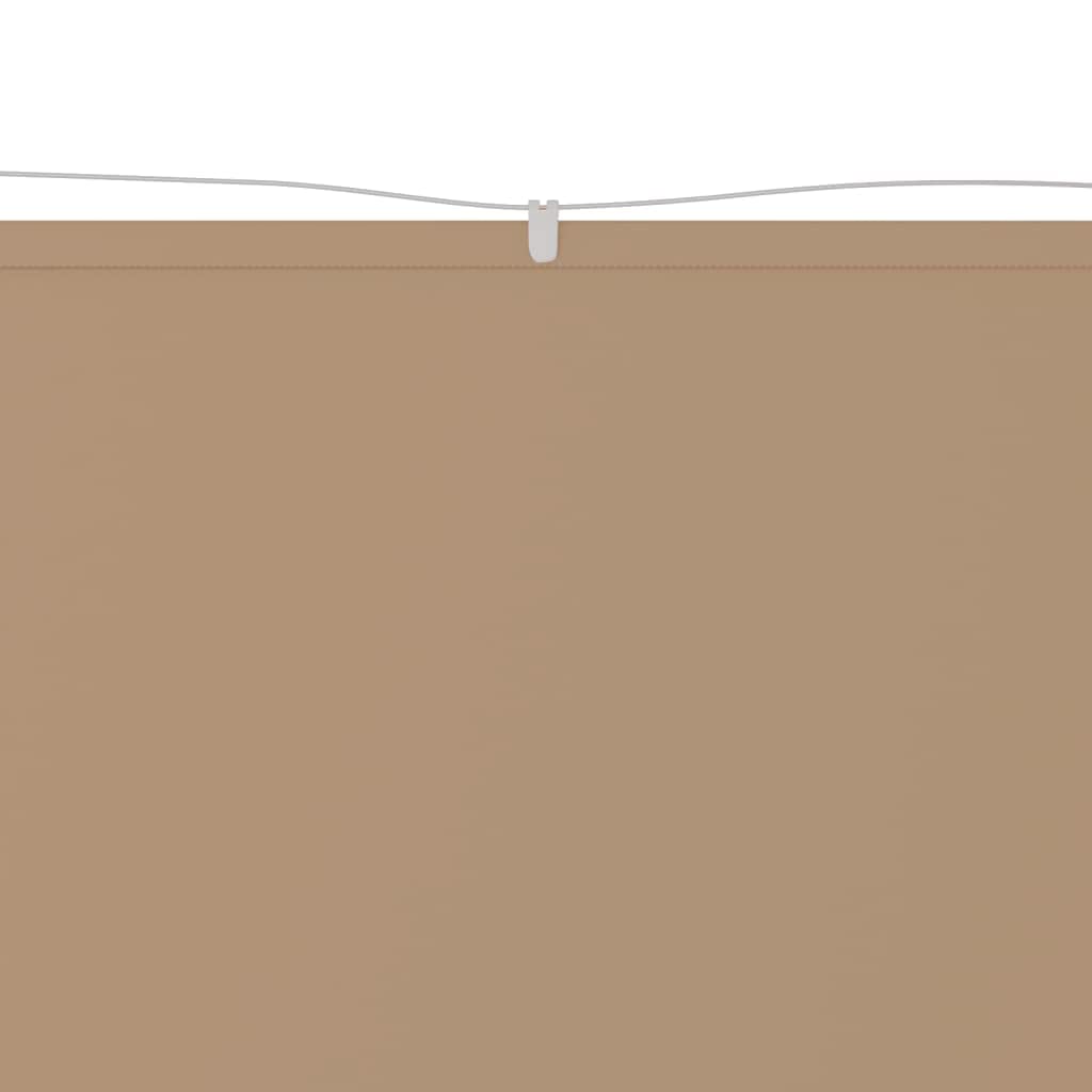 Cielęcina ning 140 x 360 cm taupe wół tkanina - najwyższej jakości zewnętrzna e solut do ogrodu i patio balkonu ochrona przed słońcem i slish parasole zewnętrzne