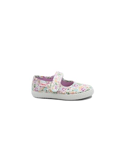 Ballerines en tissu Cienta fille lila 56087 chaussures légères parfumées