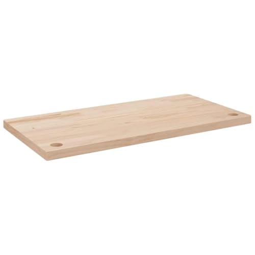 vidaXL Tablero de Escritorio Madera Maciza de Pino 80x40x2,5 cm, Superficie de Escritorio de Madera, Tablero de Mesa, Tablero de Escritorio de Oficina
