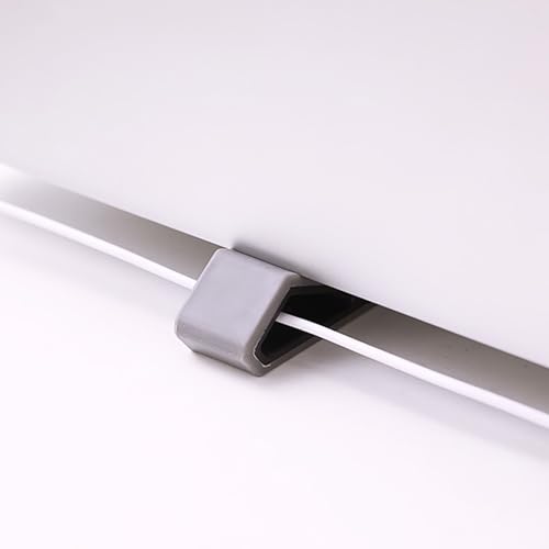 Base Elevadora para Computadora Plástico 4 Piezas Gris miniatura 4