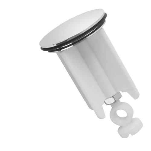 Bouchon De Lavabo Pop-up De 40 Mm – Bouchon De Rechange Universel pour Éviers De Salle De Bain Et De Cuisine – Hauteur Ajustable, Finition Chromée,...