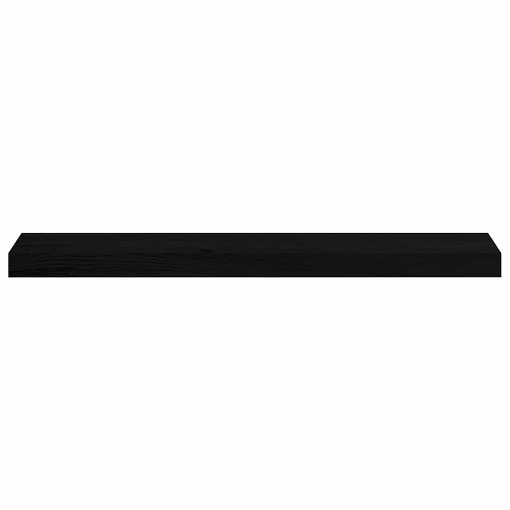 Homgoday Davanzali della finestra 2 pezzi in legno massello rovere marrone scuro copertura per davanzale della finestra, piastra posteriore antipolvere, impermeabile e facile da pulire, 80 x 15 x 2